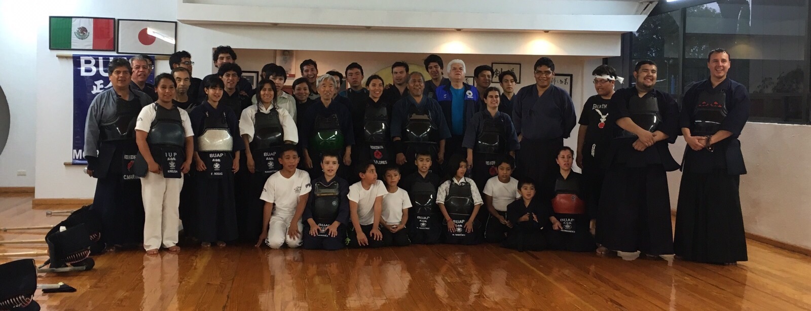 Práctica en Dojo Morita Puebla y VI Torneo Shingu No Kokoro, 2015